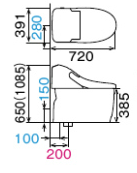 プレアス　LSタイプリトイレ　ECO5　CLR4グレード　YBC-CL10H+DT-CL114H（LIXIL）